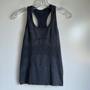 LULULEMON Gray Sleeveless Swiftly Tech Racer Back Tank Top Size 4